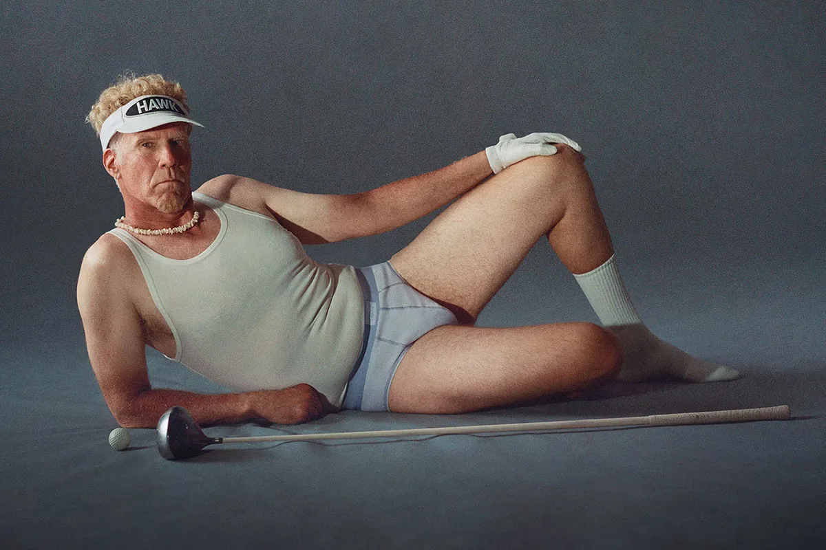 Will Ferrell for SKIMS's Latest Menswear Campaign