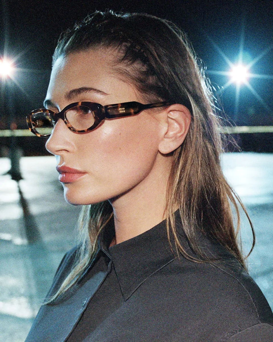 Hailey Bieber for Miu Miu