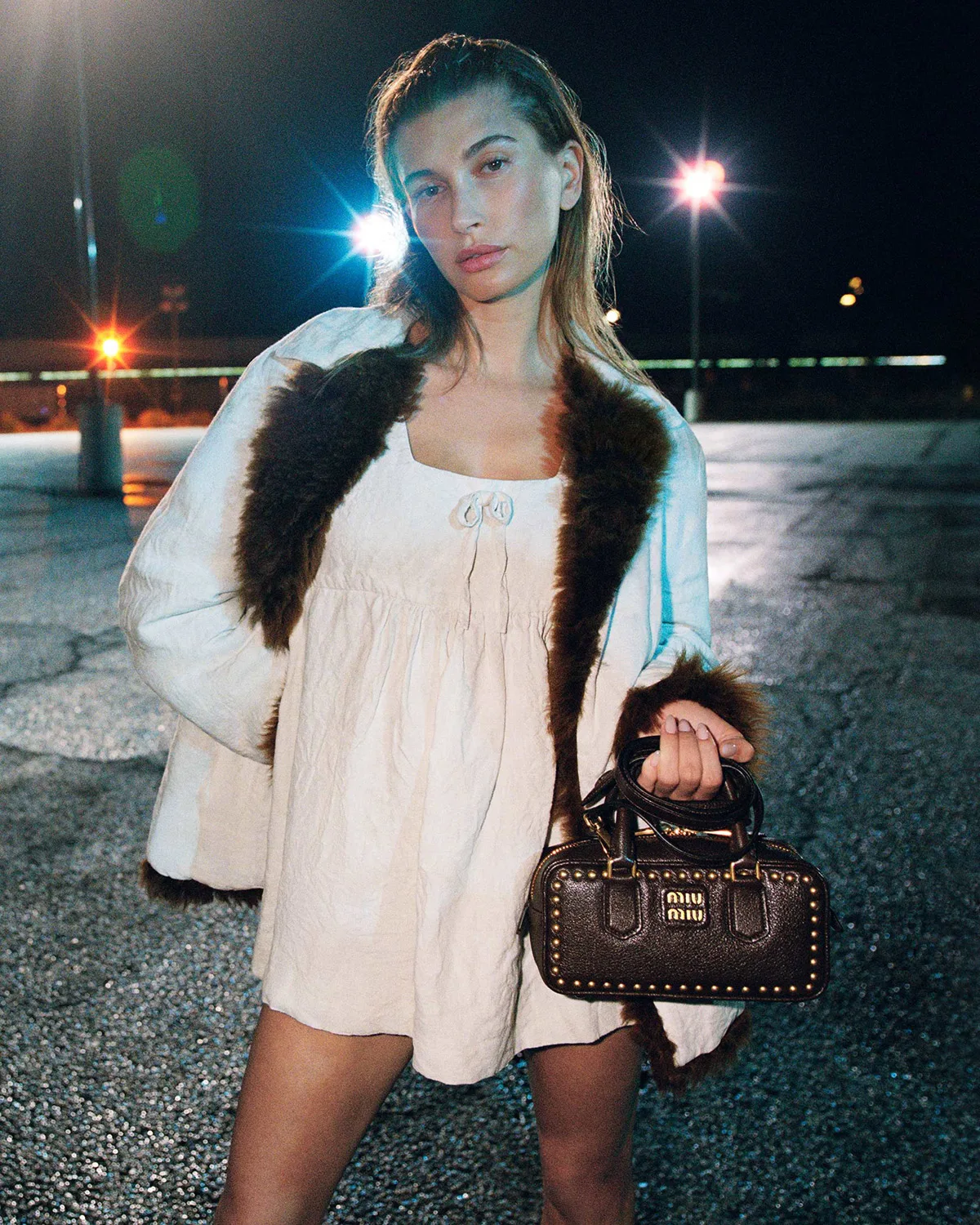 Hailey Bieber for Miu Miu
