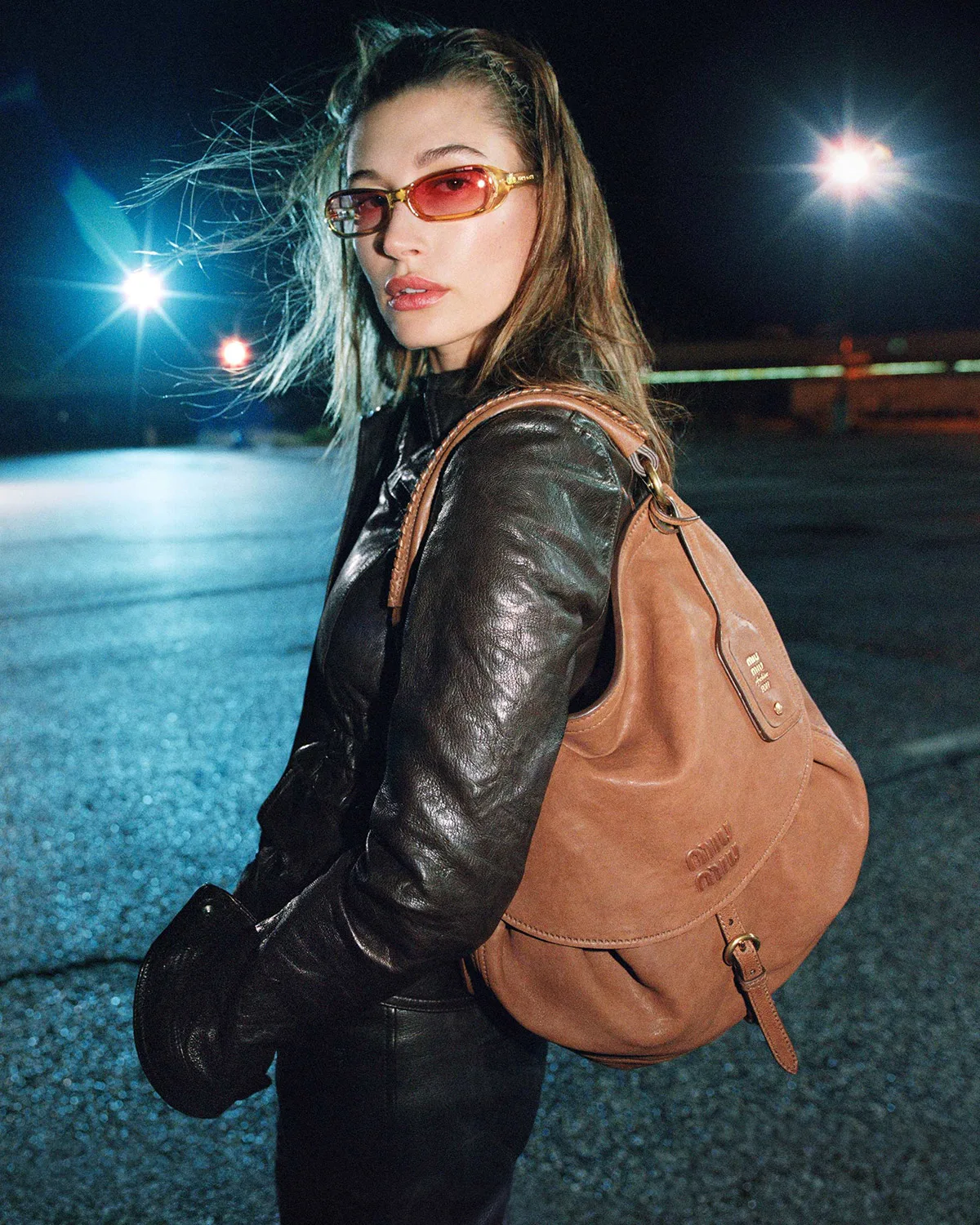 Hailey Bieber for Miu Miu