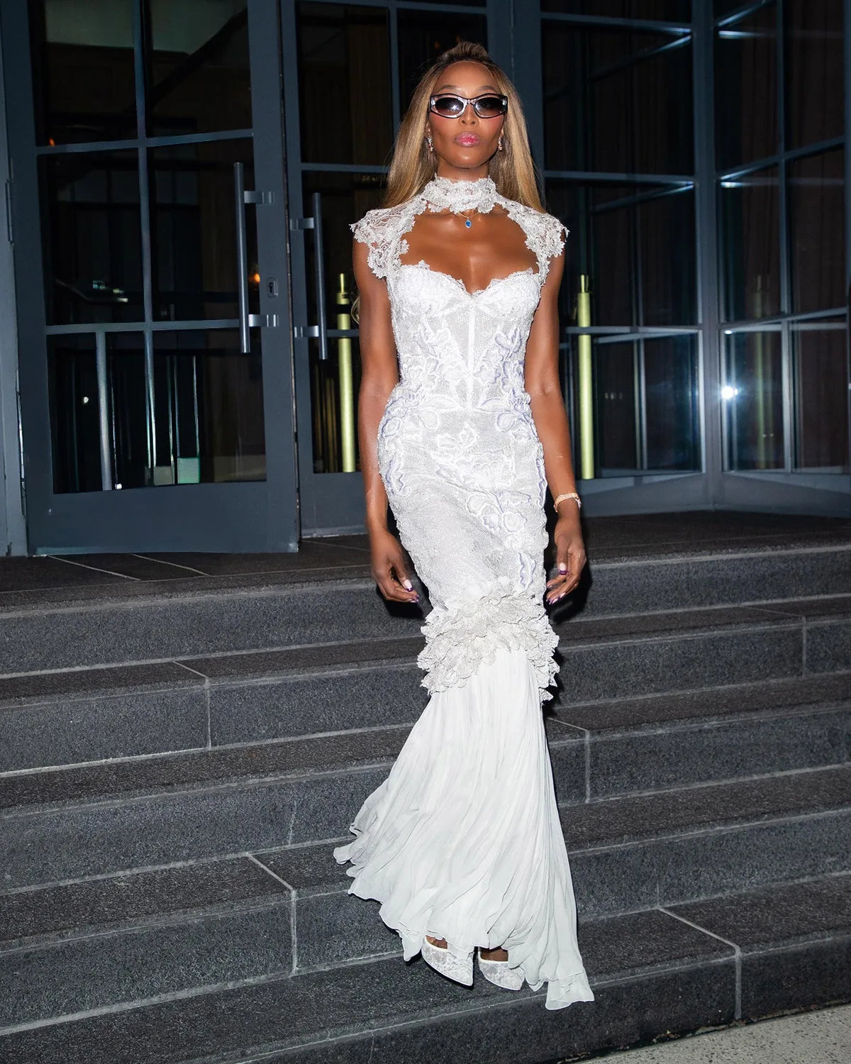Naomi Campbell wearing ArdAzAei. Pictures by Tomás Herold.