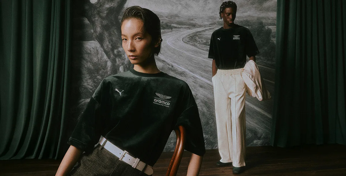 PUMA X Aston Martin Aramco Velvet Homecoming Collection