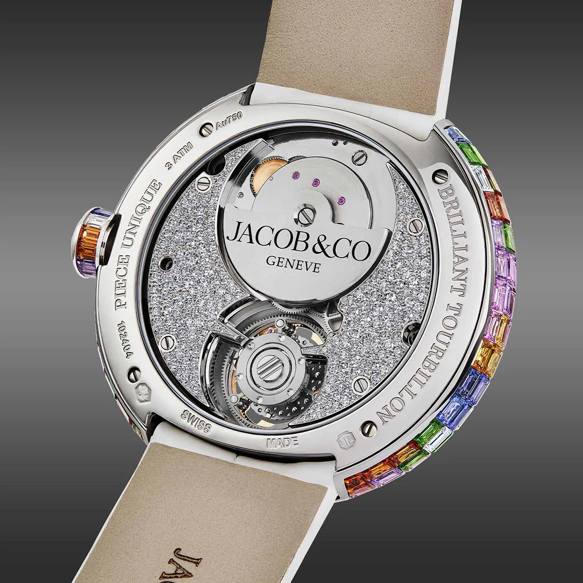 Jacob & Co. Brilliant Flying Tourbillon Baguette Pastel Arlequino