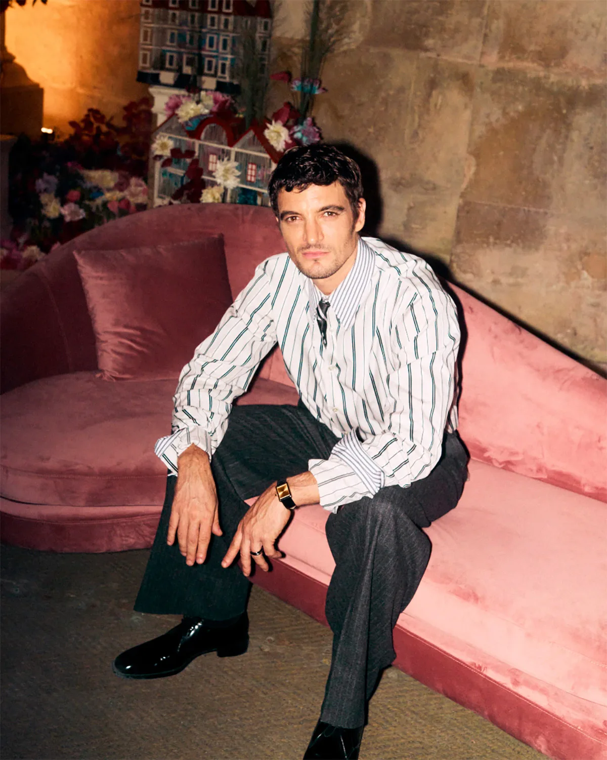 Niels Schneider Gives Pinstripes a Relaxed Feel