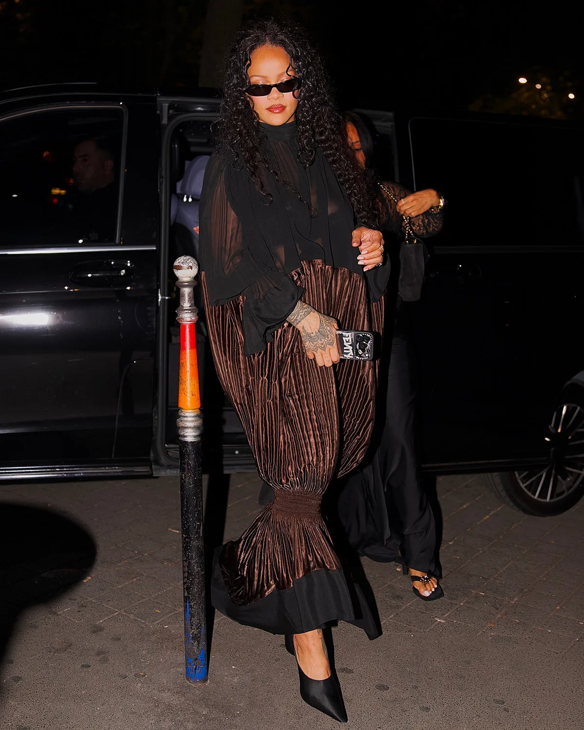 Rihanna Wears Ferragamo for a Night With Céline Dion