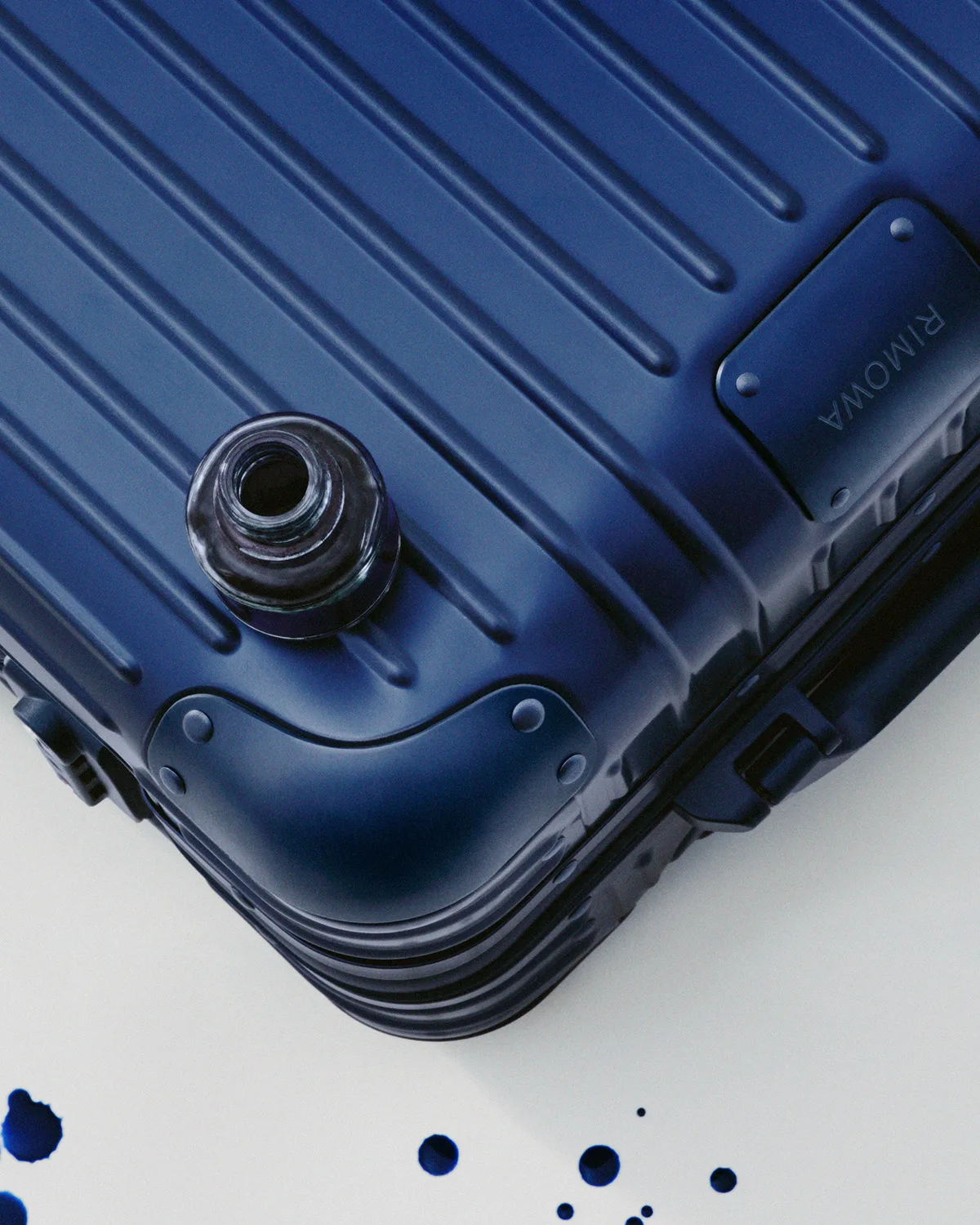 RIMOWA Dips Its Aluminum Original Into a Permanent Ink Blue