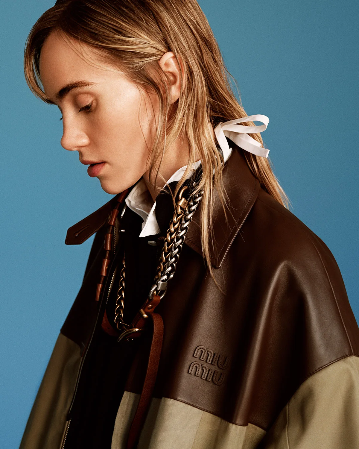 Suki Waterhouse Fronts the New Miu Miu Upcycled Collection