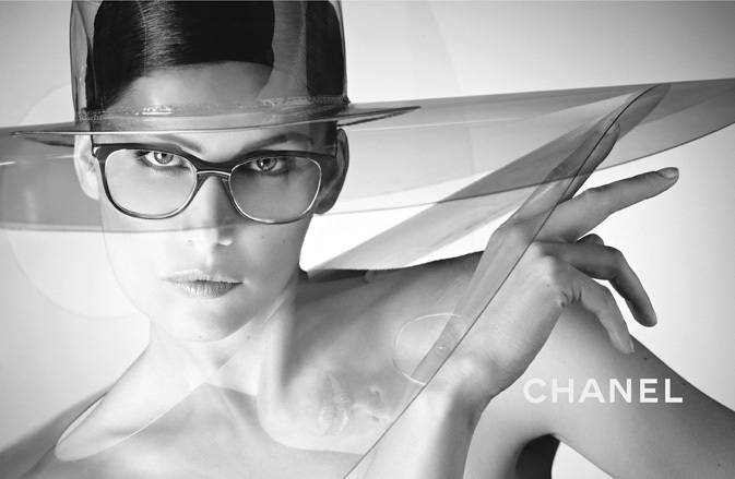 LAETITIA CASTA BY KARL LAGERFELD FOR CHANEL EYEWEAR SPRING/SUMMER 2013 AD CAMPAIGN