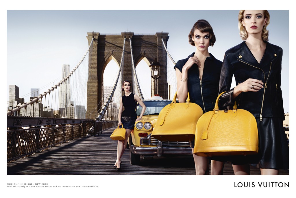 LOUIS VUITTON’S CAMPAIGN FOR ALMA BAG BY STEVEN KLEIN
