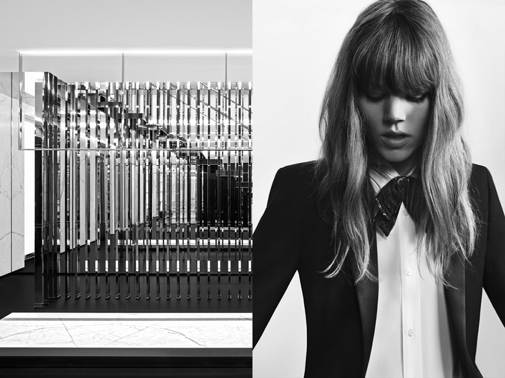 FREJA BEHA ERICHSEN BY HEDI SLIMANE FOR SAINT LAURENT PRE-FALL 2013 AD CAMPAIGN