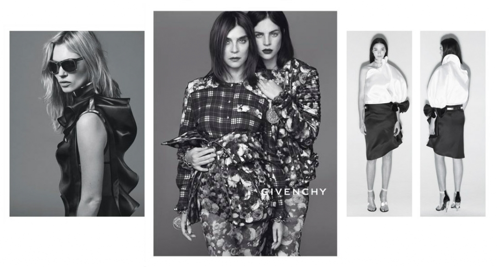 KATE MOSS, CARINE ROITFELD, JULIA RESTOIN ROITFELD, AMANDA SEYFRIEND AND OTHERS IN GIVENCHY F/W 2013 CAMPAIGN BY MERT & MARCUS