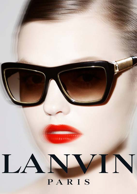 MONTANA COX FOR LANVIN EYEWEAR SPRING 2013 AD CAMPAIGN BY STEPHANE GALLOIS