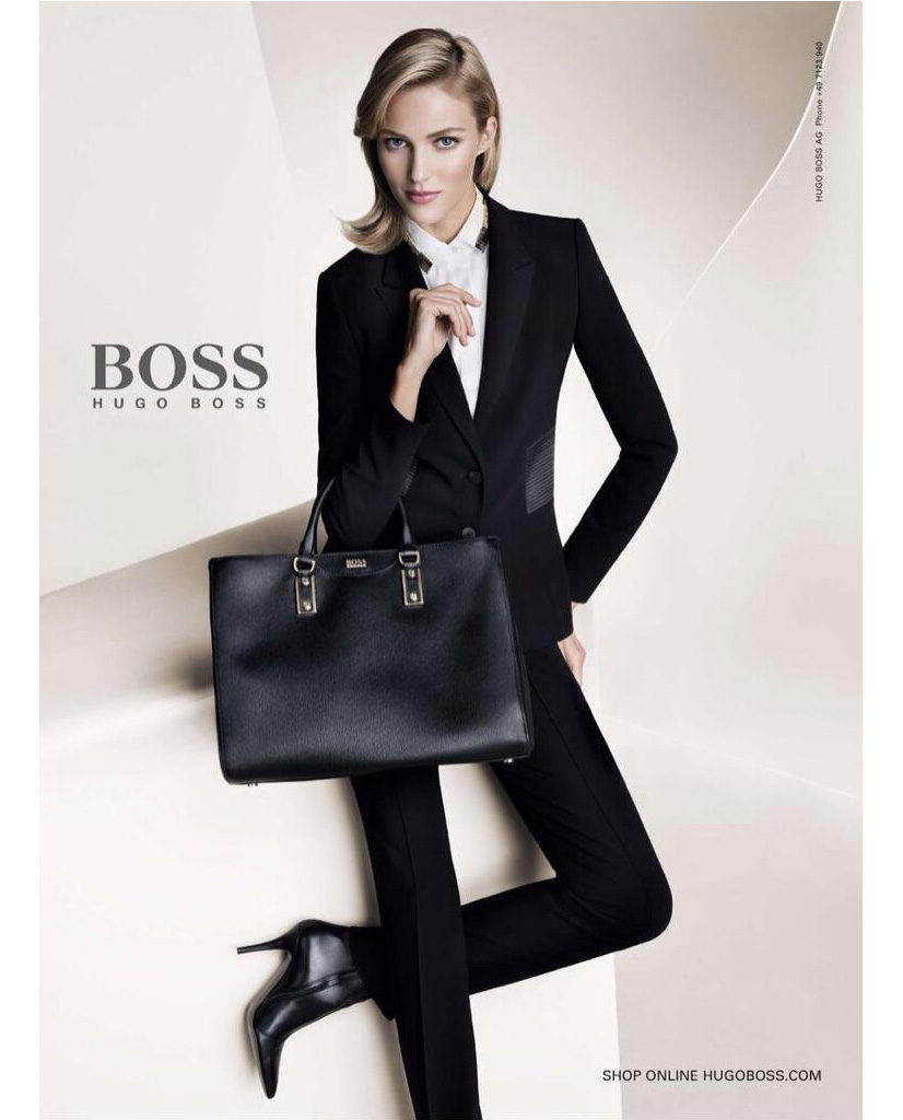 Anja Rubik & Joan Smalls for Hugo Boss Fall/Winter 2013/2014