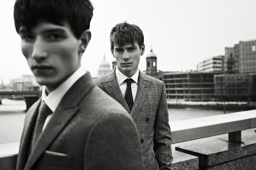 Ben Allen & Jester White for Hardy Amies Fall/Winter 2013/2014 Campaign