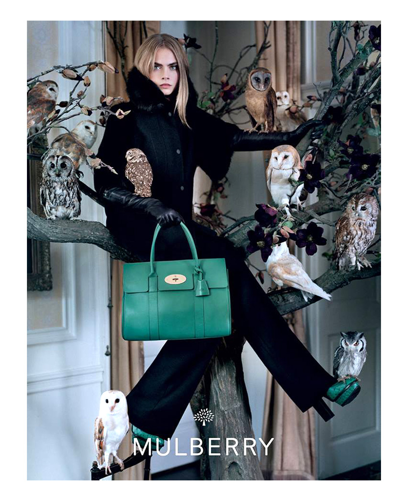 Cara Delevingne for Mulberry Autumn/Winter 2013 Campaign