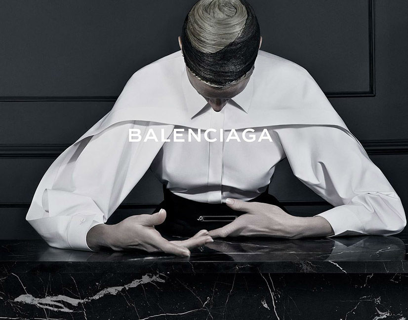 KRISTEN MCMENAMY FOR BALENCIAGA FALL/WINTER 2013/2014 CAMPAIGN BY STEVEN KLEIN