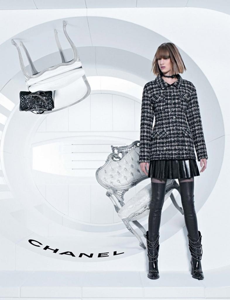 Ashleigh Good, Soo Joo & Chiharu Okunugi for Chanel Fall/Winter 2013/2014 Campaign by Karl Lagerfeld