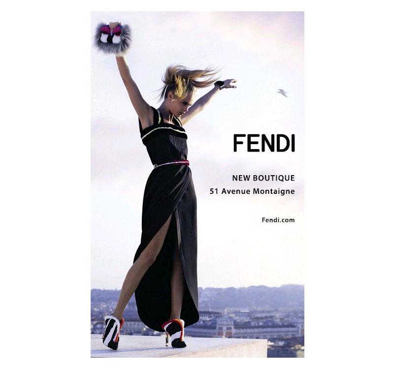 Cara Delevingne for Fendi Fall/Winter 2013/2014 Campaign by Karl Lagerfeld