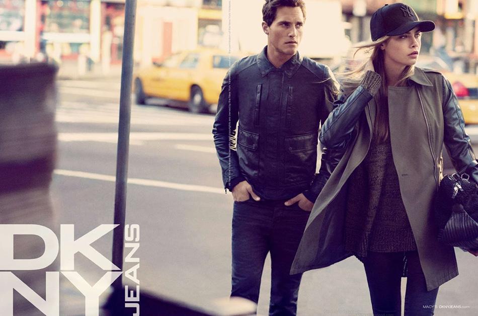 Cara Delevingne & Ollie Edwards for DKNY Jeans Fall/Winter 2013/2014 Campaign