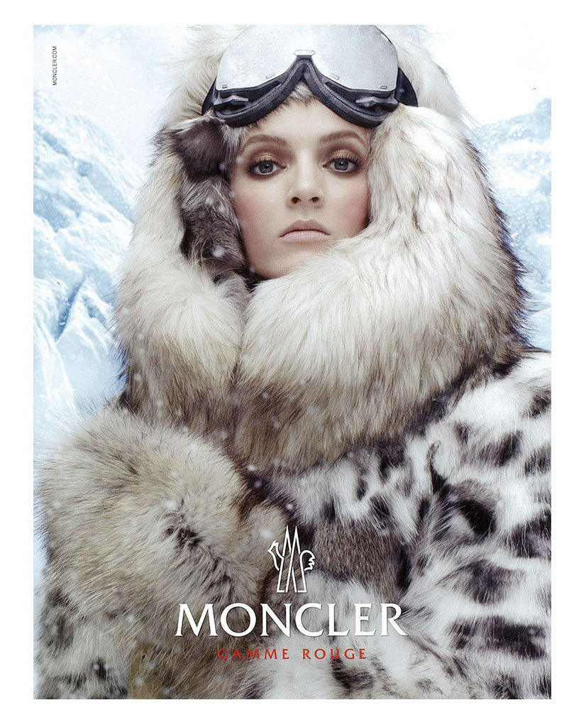 Daria Strokous by Steven Meisel for Moncler Gamme Rouge Fall/Winter 2013/2014 Campaign