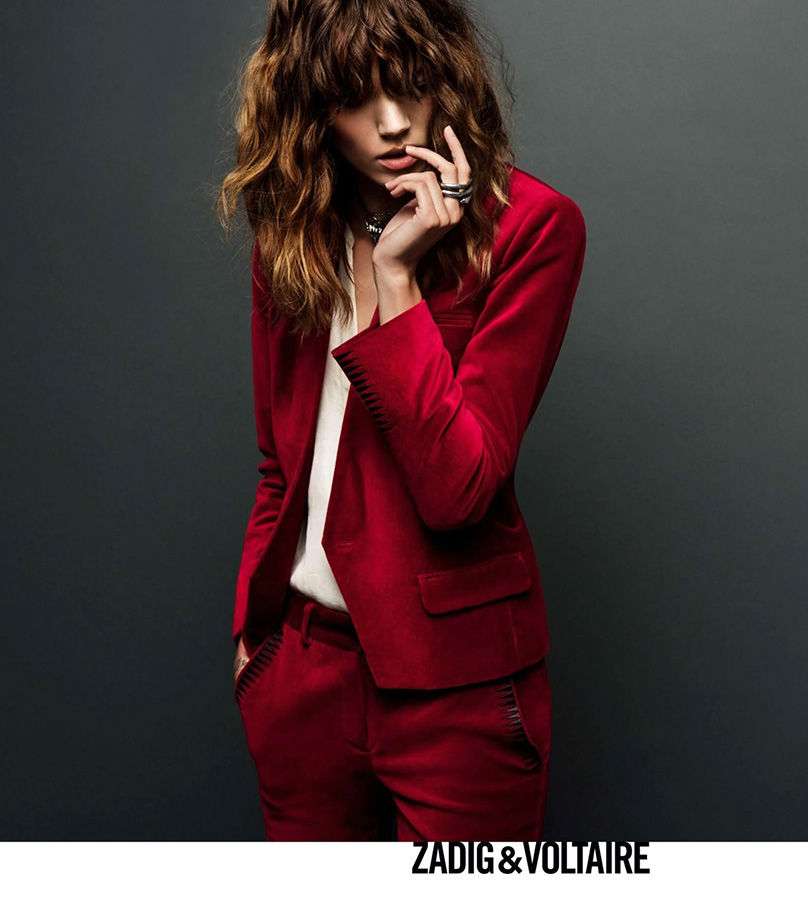 Freja Beha Erichsen for Zadig & Voltaire Fall/Winter 2013/2014 Campaign