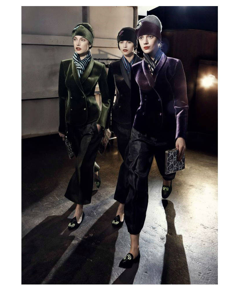 Jacquelyn Jablonski, Ruby Aldridge, Alexandre Cunha, Esther Heesch, Marlon Teixeira & Nils Butler Emporio Armani Fall/Winter 2013/2014 Campaign