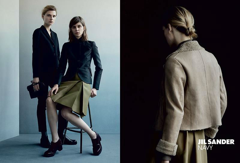 Kel Markey & Maria Loks for Jil Sander Navy Fall/Winter 2013/14 Campaign