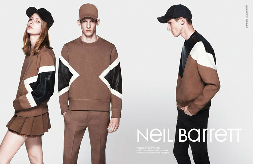 Tess Hellfeuer & Botond Cseke for Neil Barrett Fall/Winter 2013/2014 Campaign