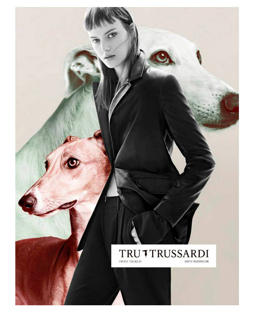Tess Hellfeuer & Ton Heukels for Tru Trussardi Fall/Winter 2013/2014 Campaign by Karim Sadli