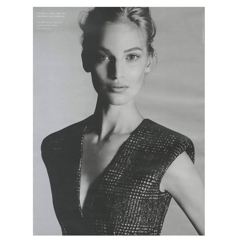 Vanessa Axente by David Sims for Calvin Klein Fall/Winter 2013/2014 Campaign