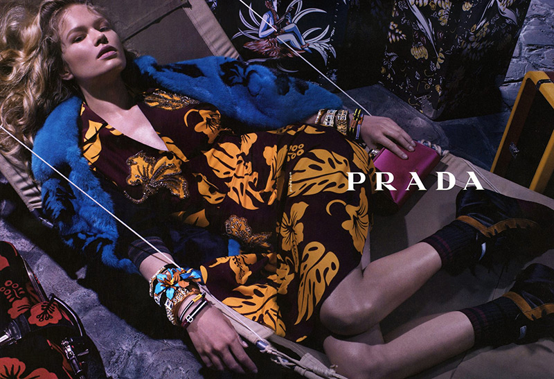 Anna Ewers by Steven Meisel for Prada Resort 2014