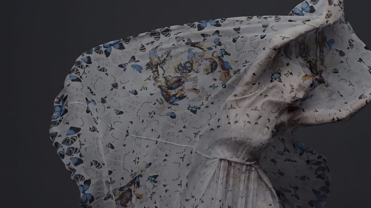 Alexander McQueen & Damien Hirst Capsule Scarf Collection Film
