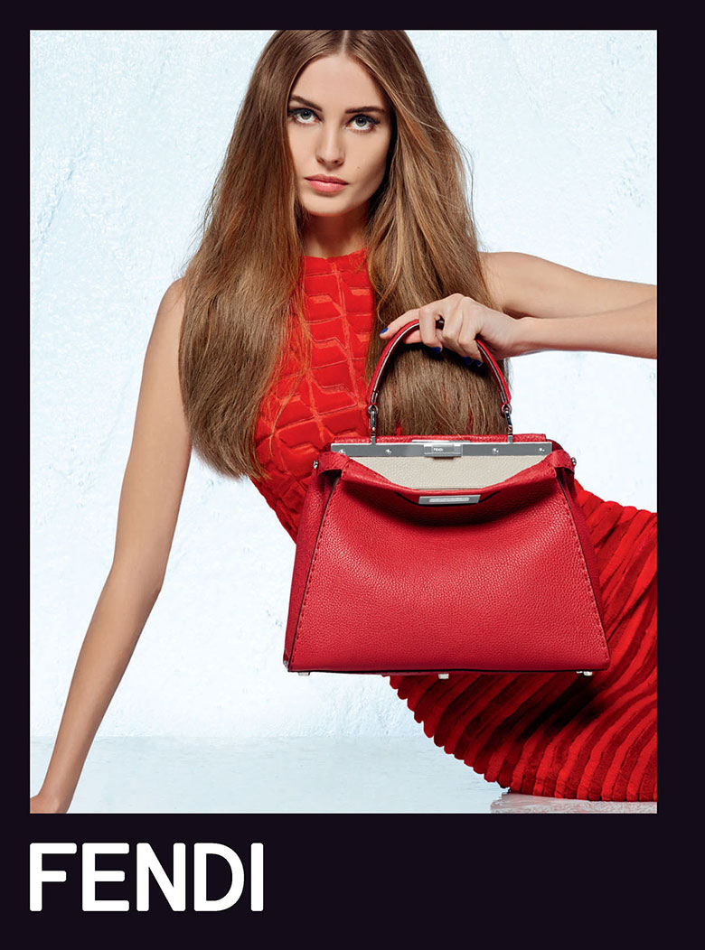 Nadja Bender by Karl Lagerfeld for Fendi Spring/Summer 2014 Campaign