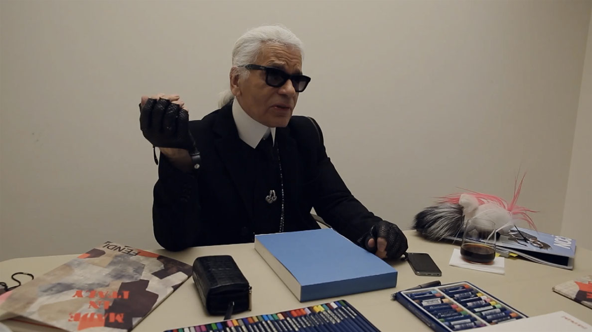 Fendi F/W 2014/15. Karl Lagerfeld Interview