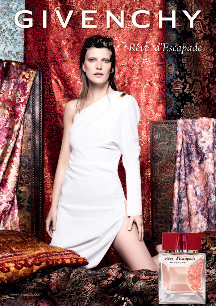 Valerija Kelava for Givenchy Rêve d’Escapade Perfume Campaign by Daniel Jackson