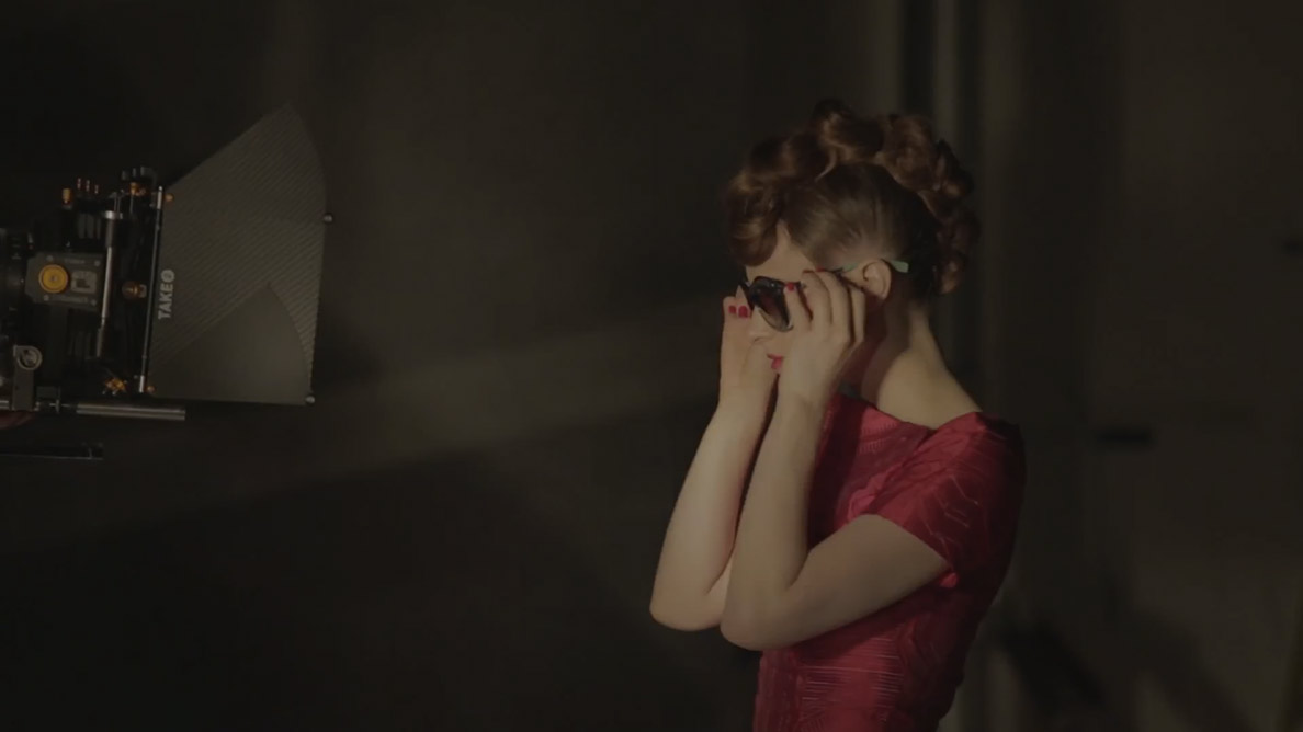 Fendi Color Block eyewear collection with Kiesza