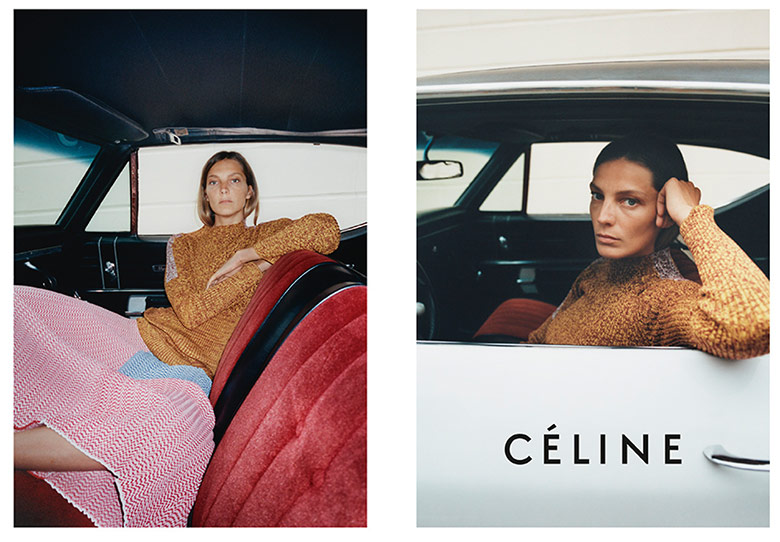 Daria Werbowy by Tyrone Lebon for Céline Resort 2015