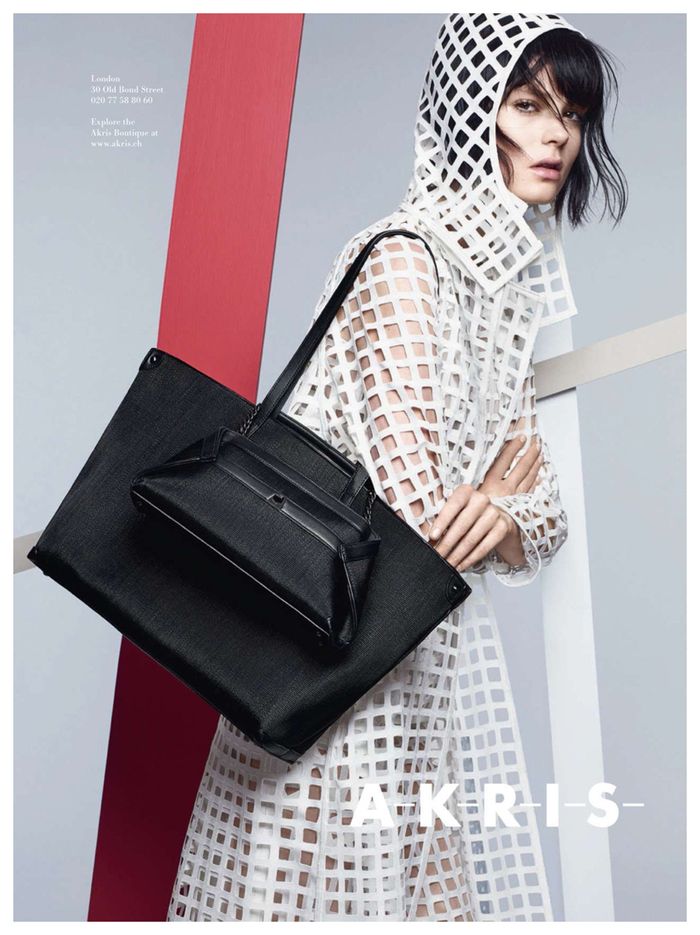 Caroline Brasch Nielsen for Akris S/S 2015