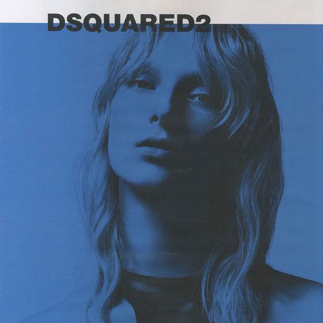 Julia Bergshoeff by Mert & Marcus for DSquared2 S/S 2015