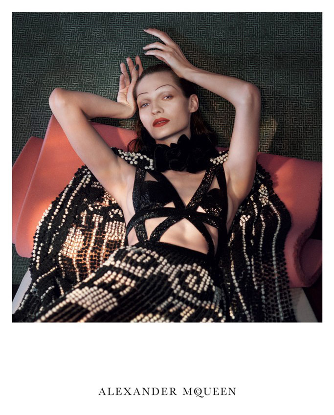 Karolin Wolter by David Sims for Alexander McQueen S/S 2015