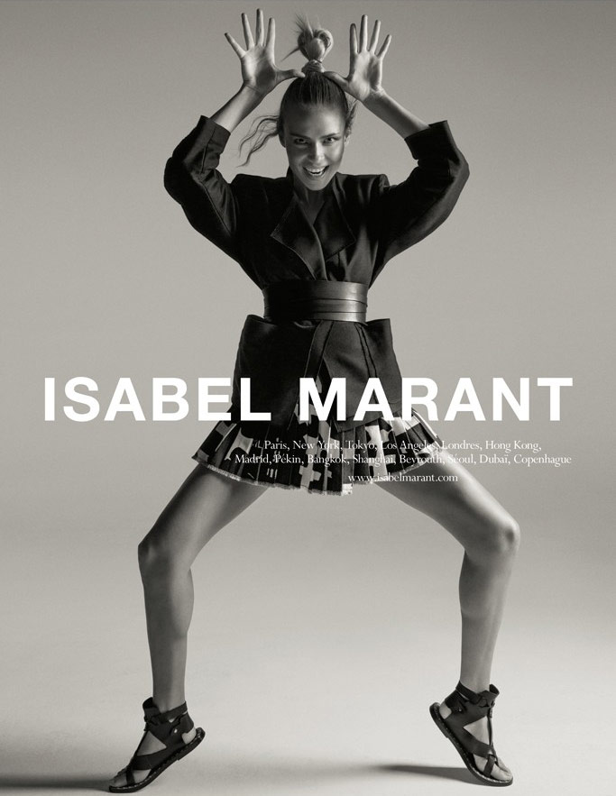 Natasha Poly by Inez & Vinoodh for Isabel Marant S/S 2015