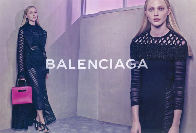 Sasha Pivovarova for Balenciaga S/S 2015