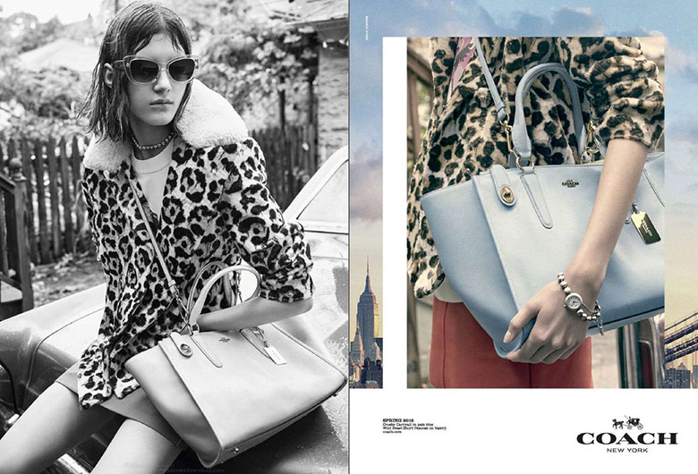 Valery Kaufman by Steven Meisel for Coach S/S 2015