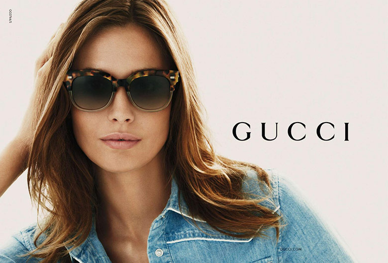 Nadja Bender for Gucci Eyewear S/S 2015