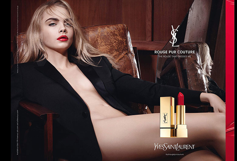 Cara Delevingne for YSL Beauty F/W 15/16