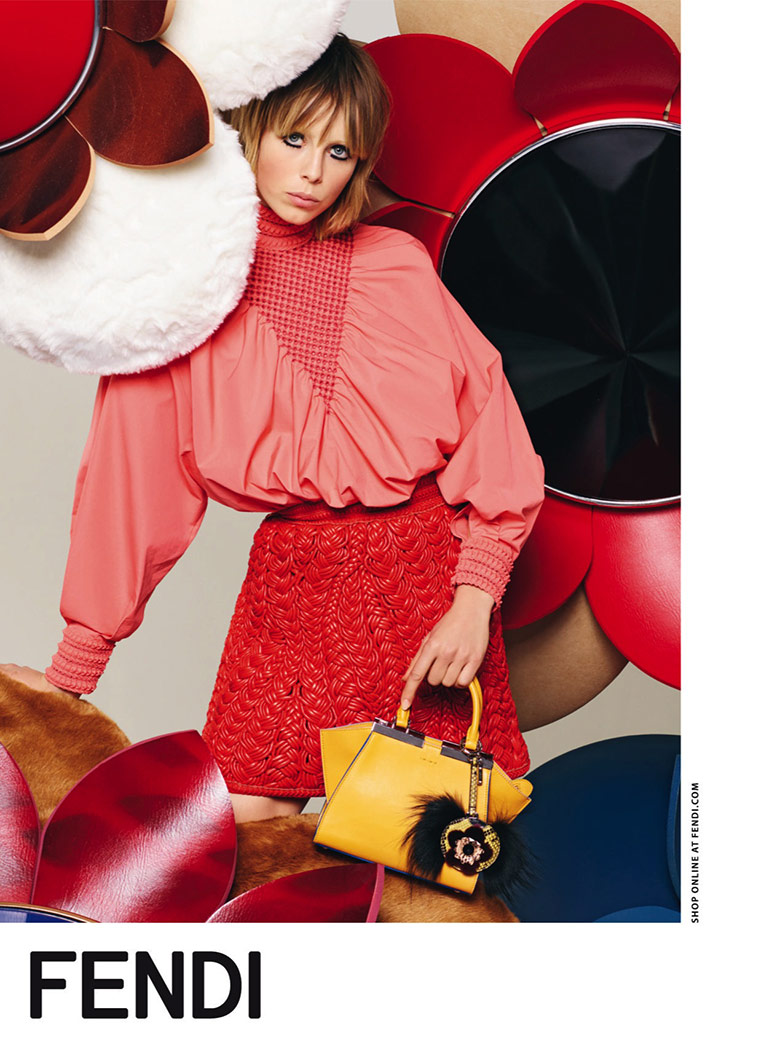Edie Campbell by Karl Lagerfeld Fendi S/S 2016