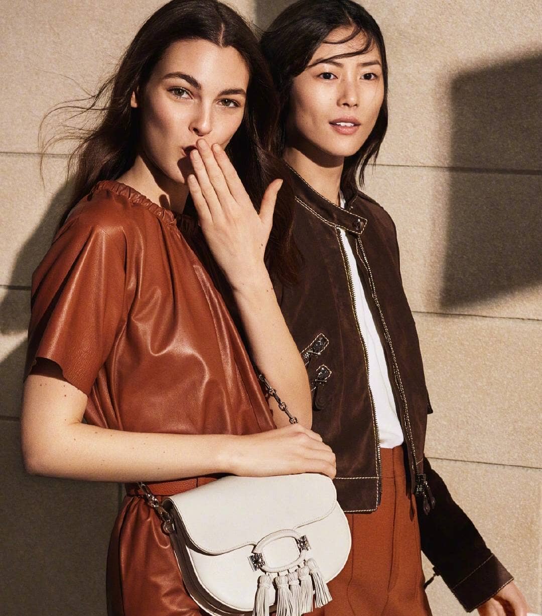 Vittoria Ceretti & Liu Wen for Tod’s S/S 2019
