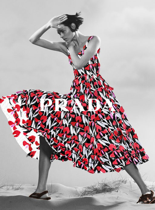 Freja Beha Erichsen for Prada