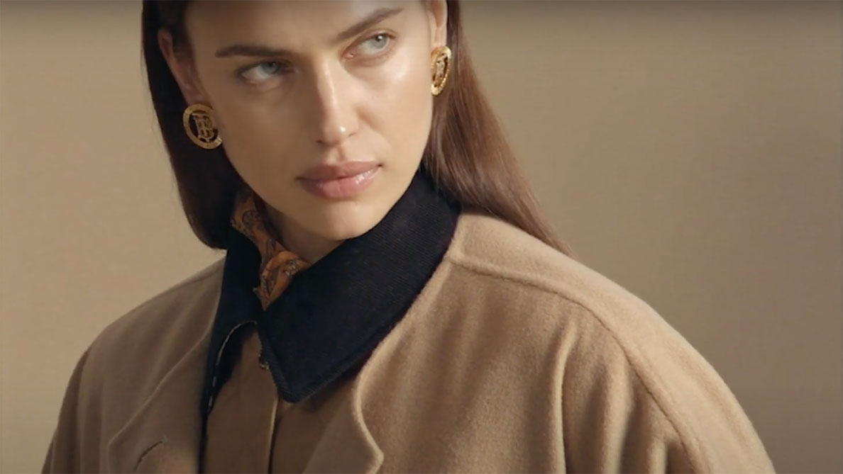 Irina Shayk for Burberry A/W 2020