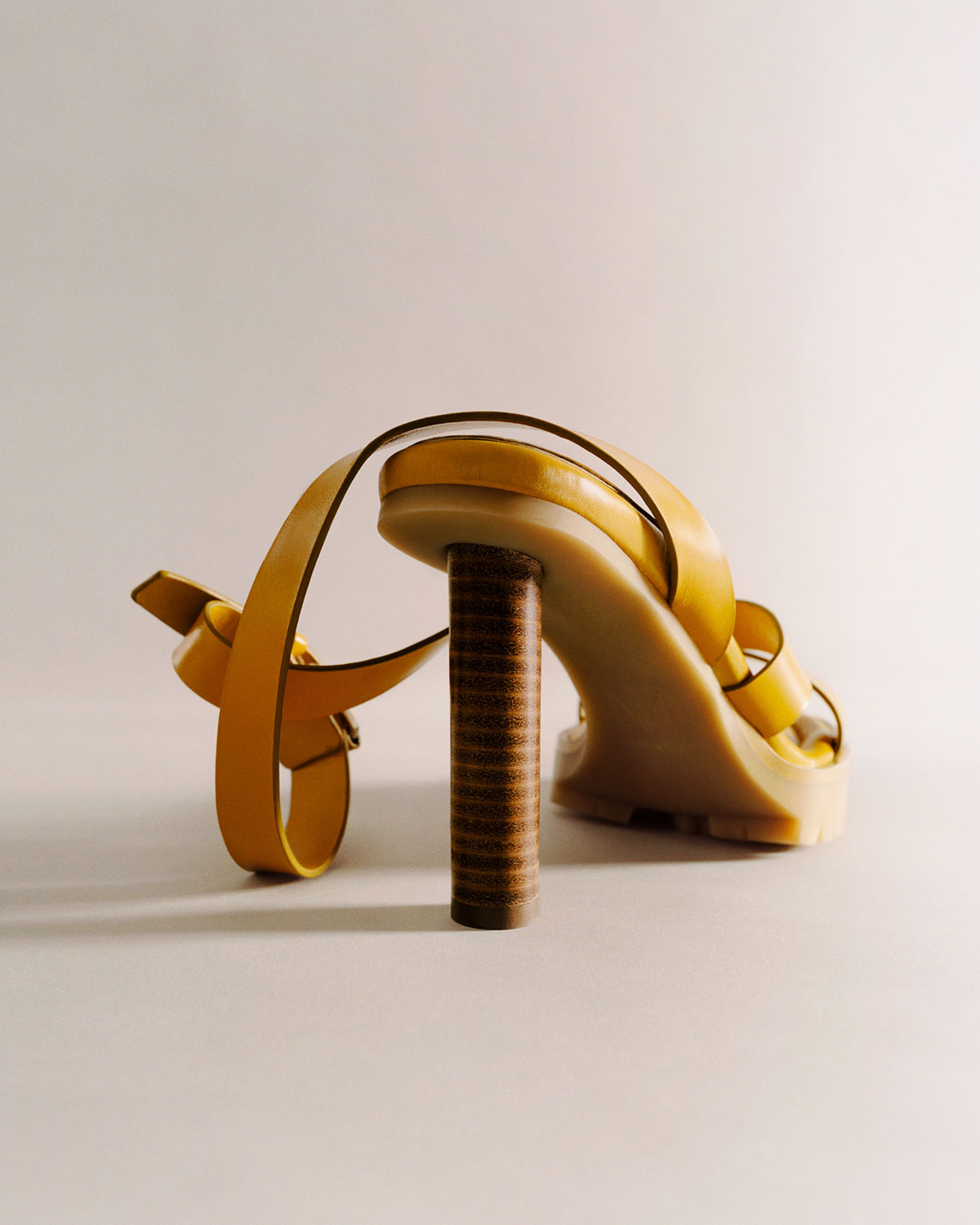 Tamara Mellon X Irina Shayk Sun Valley Sandals Yellow